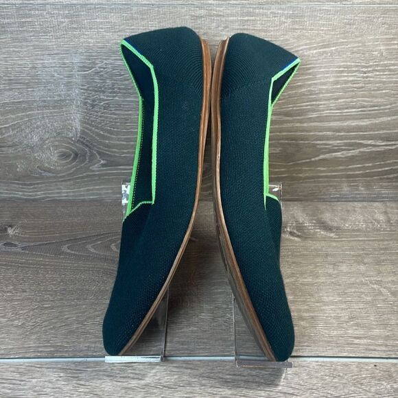 Rothy’s “The Loafer” Wintergreen Wool Blend Women’s Sz 12/EU 43 Slip On Loafers - Picture 9 of 11